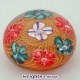7 Blossoms on Swirling Basket
