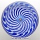 Cobalt-blue & White Swirl