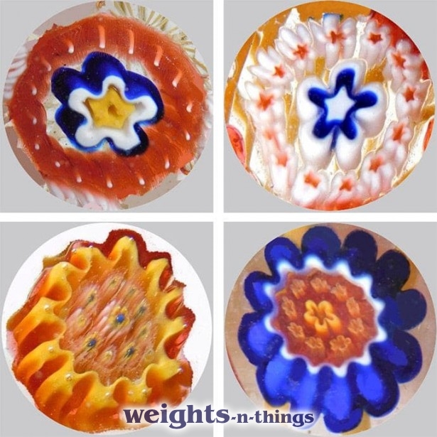 Millefiori on Yellow Basket
