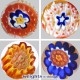 Millefiori on Yellow Basket