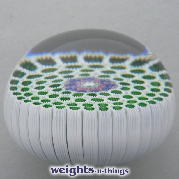 White/green Miniature Concentric (1999)