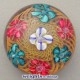 7 Blossoms on Swirling Basket