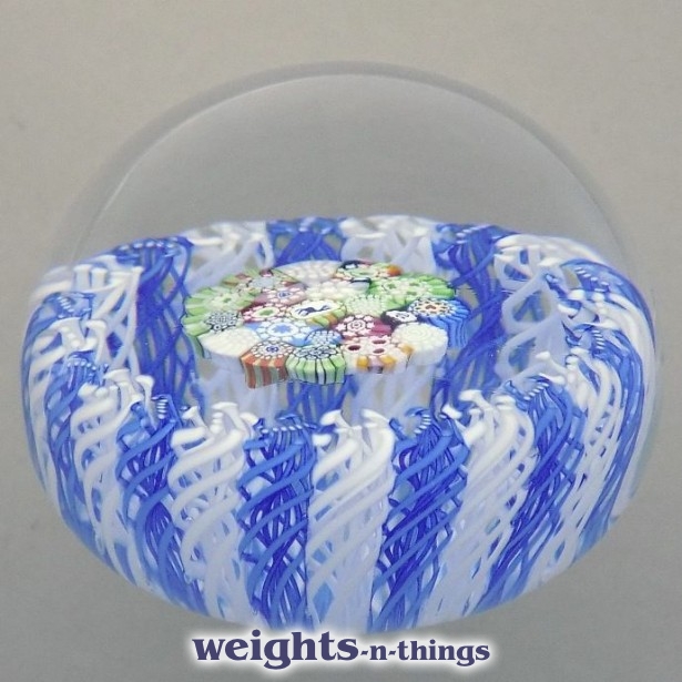 Blue/white Filigree Basket