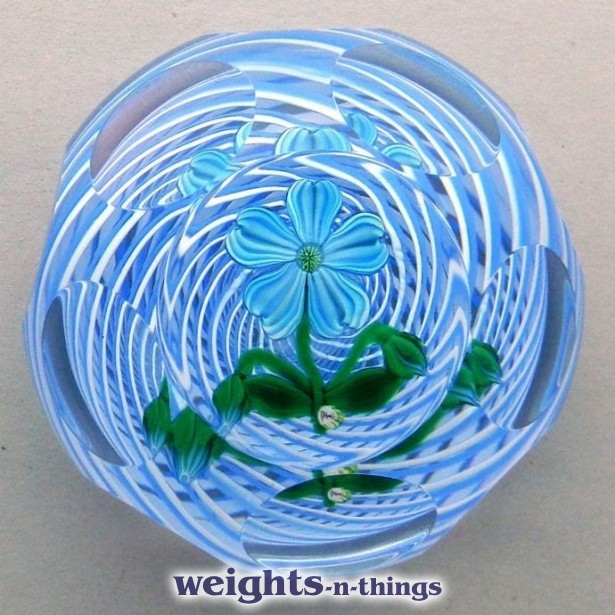 Clematis on blue/white Spiral 1/1 (2003)