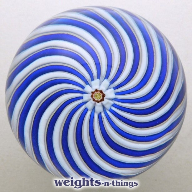 Cobalt-blue & White Swirl