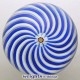 Cobalt-blue & White Swirl