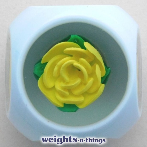 Overlaid Yellow Crimp Rose