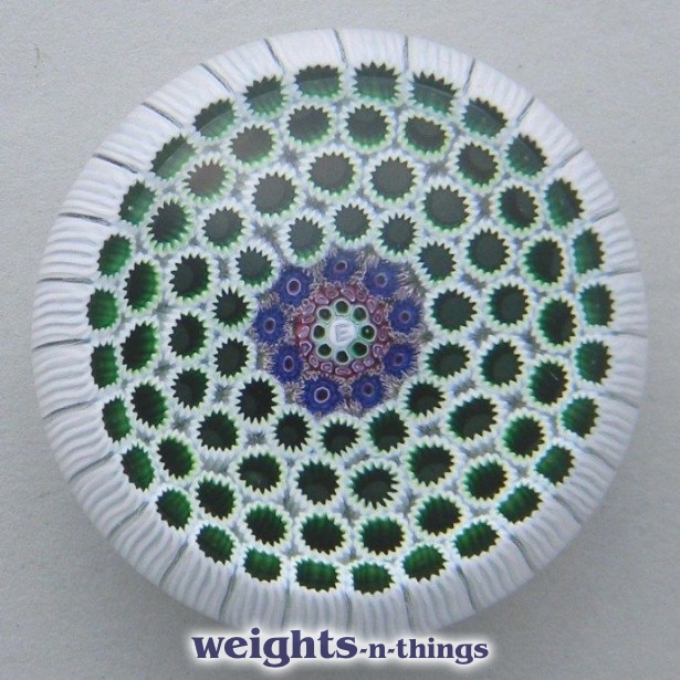 White/green Miniature Concentric (1999)