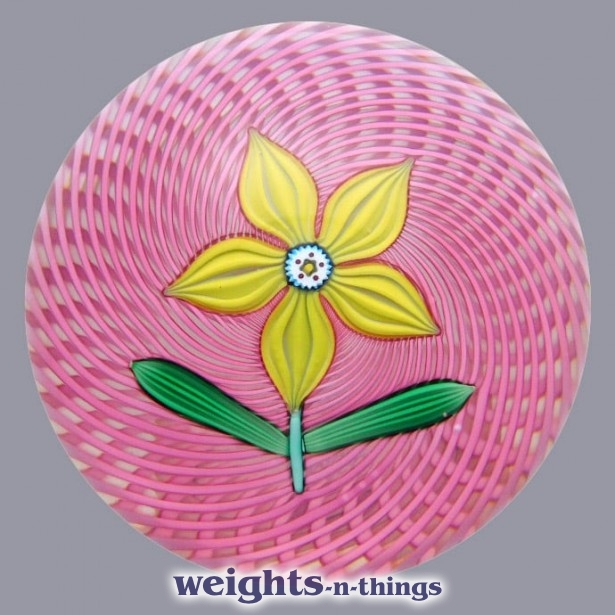 Yellow Flower on Pink Filigree (2004)