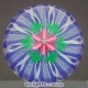 1998A Flower/Blue Cushion - Ed. 250