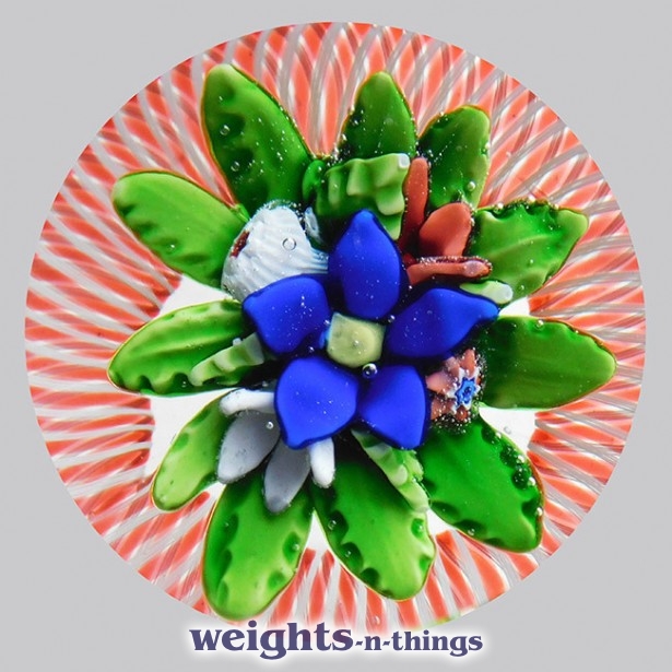 Upright Bouquet; Red/White Torsade