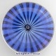 Concentric in Blue/White Basket